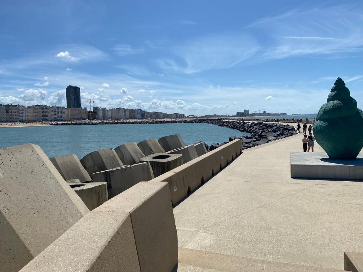 Panoramic View On Beach, Ships, Sea - Place To Be 奥斯滕德 外观 照片