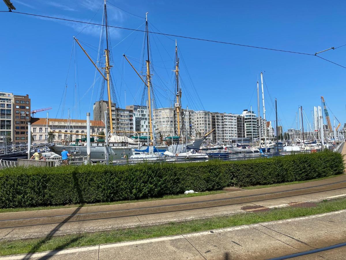Panoramic View On Beach, Ships, Sea - Place To Be 奥斯滕德 外观 照片