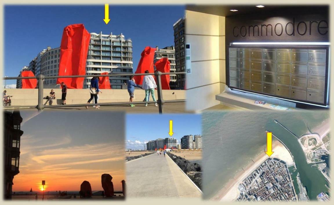 Panoramic View On Beach, Ships, Sea - Place To Be 奥斯滕德 外观 照片
