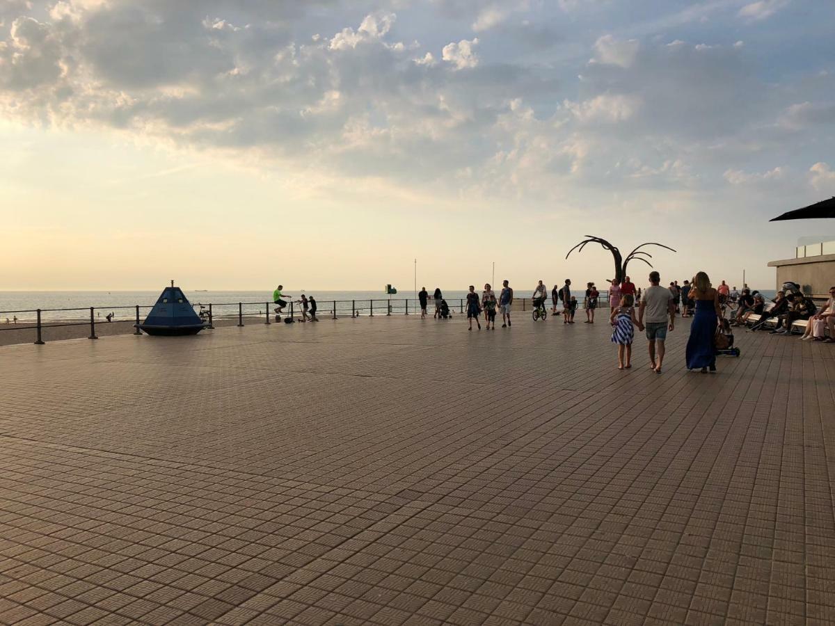 Panoramic View On Beach, Ships, Sea - Place To Be 奥斯滕德 外观 照片