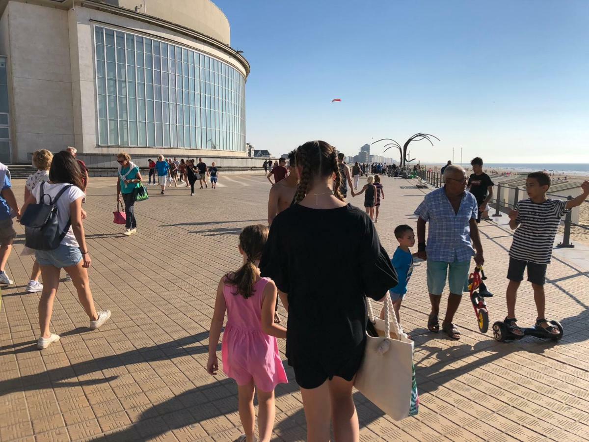 Panoramic View On Beach, Ships, Sea - Place To Be 奥斯滕德 外观 照片