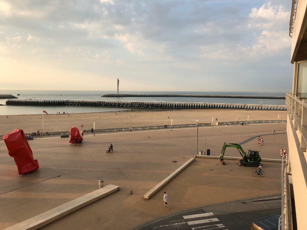 Panoramic View On Beach, Ships, Sea - Place To Be 奥斯滕德 外观 照片